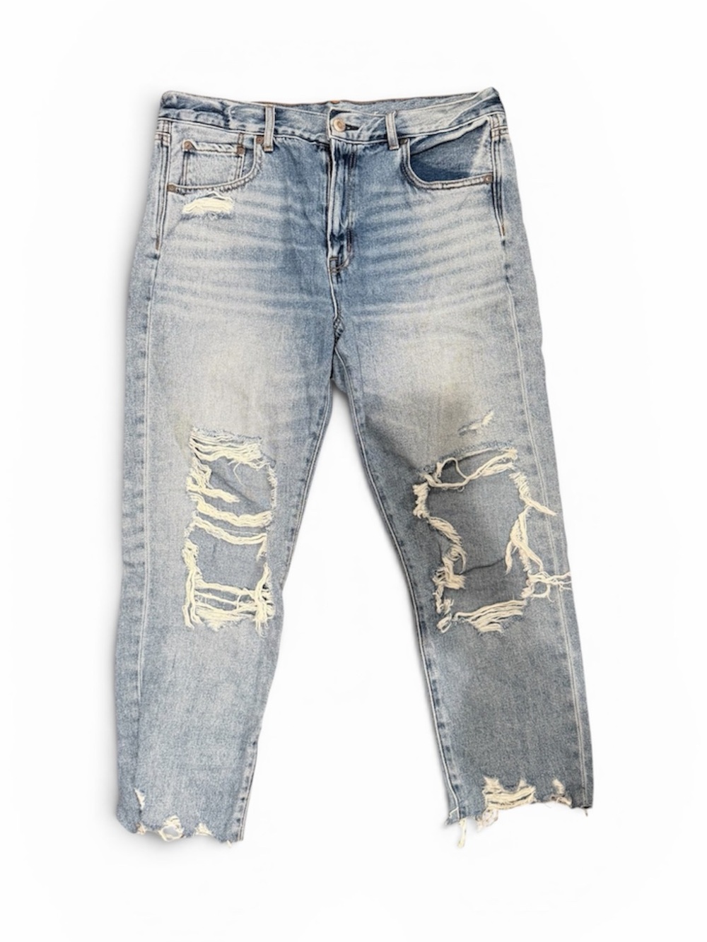 American Eagle High Rise Girlfriend Jeans - Size 10